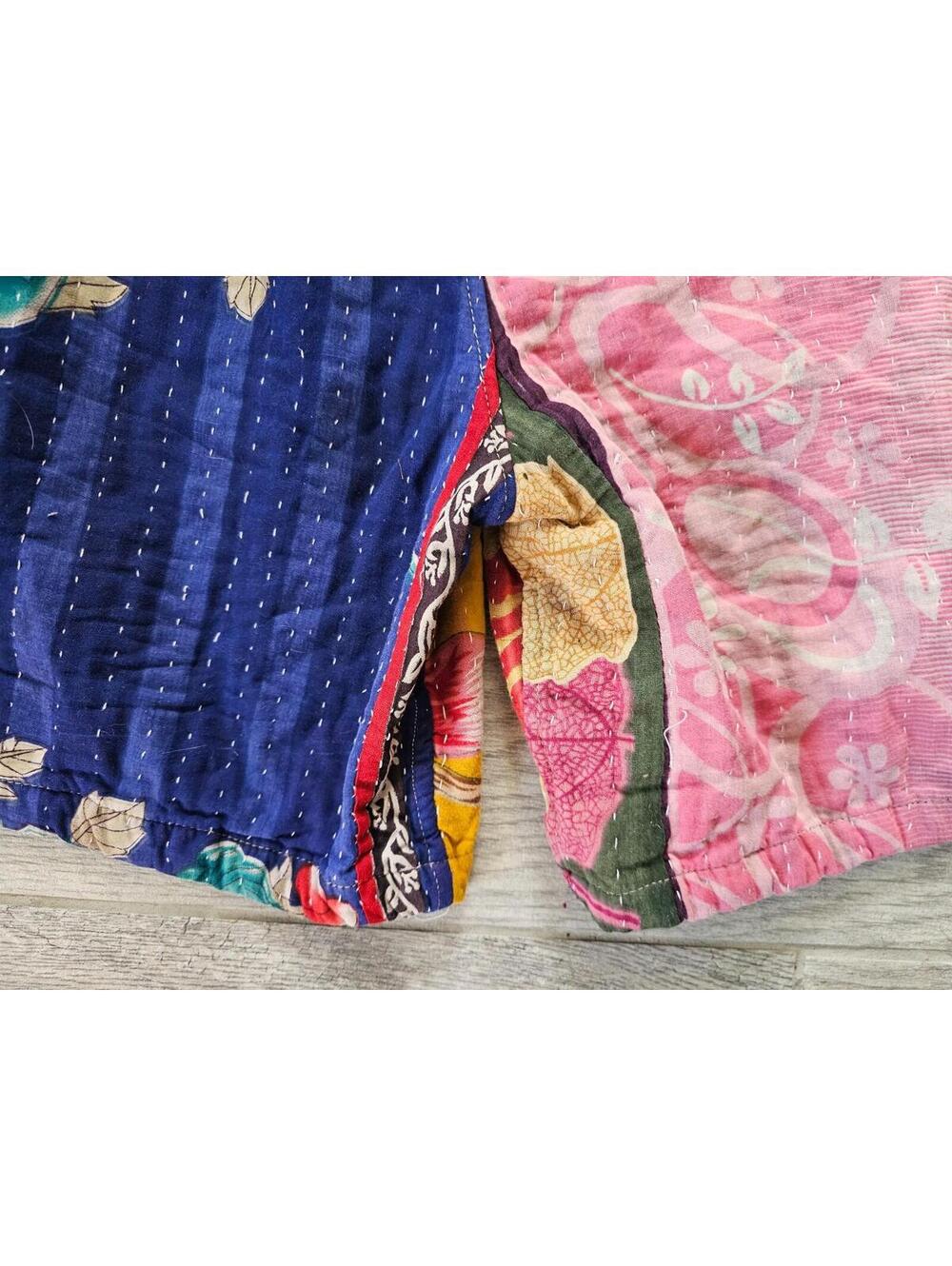 Men's Kaantha Karma Patch Shorts Pockets Handcrafted With Love Size X Large Boho - Picture 14 of 14